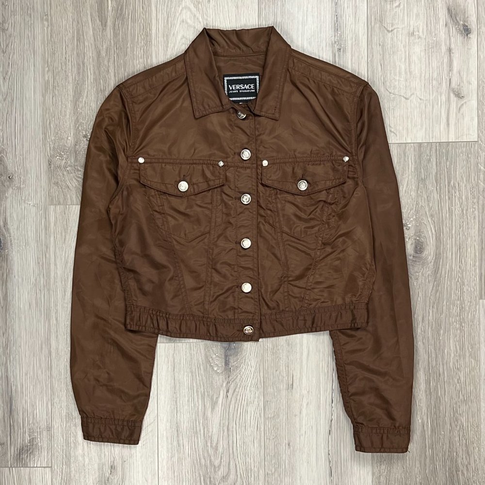 Versace Jeans  Collection Vintage Brown Women's Medium Jacket